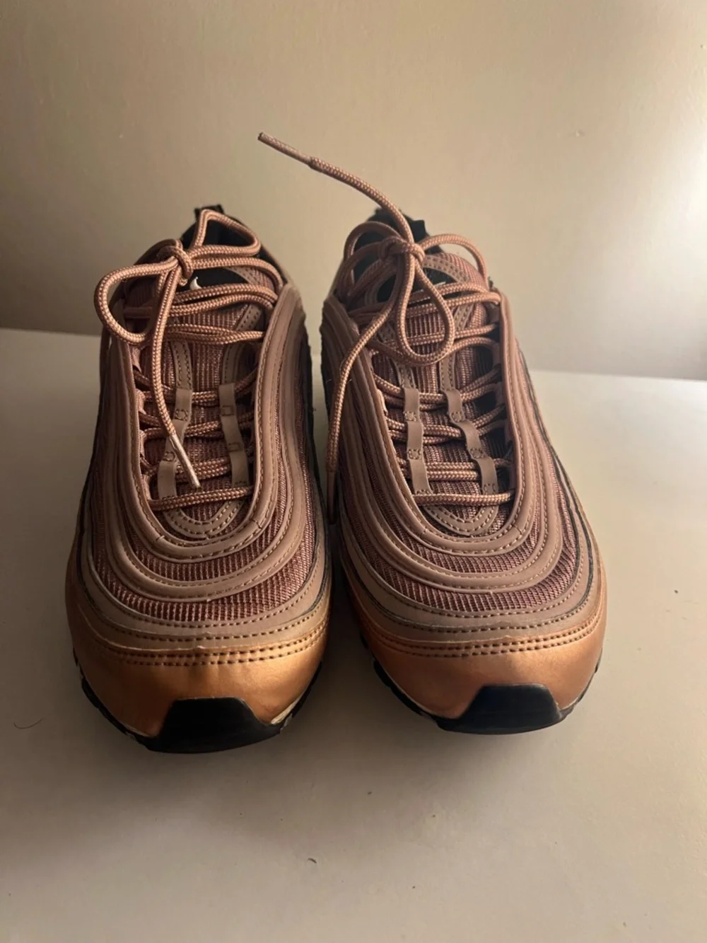 Nike Men’s Air Max 97 Sneakers in Copper/Tan